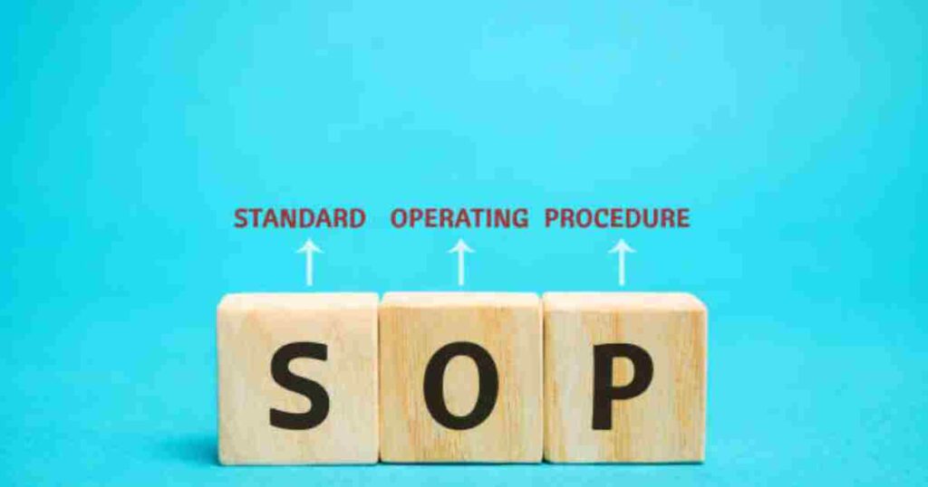 Standing operating procedure for solopreneurs and business.