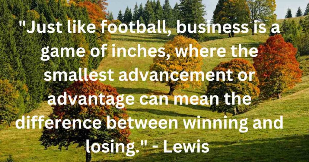 Lewis' solopreneur quote to staying motivated.