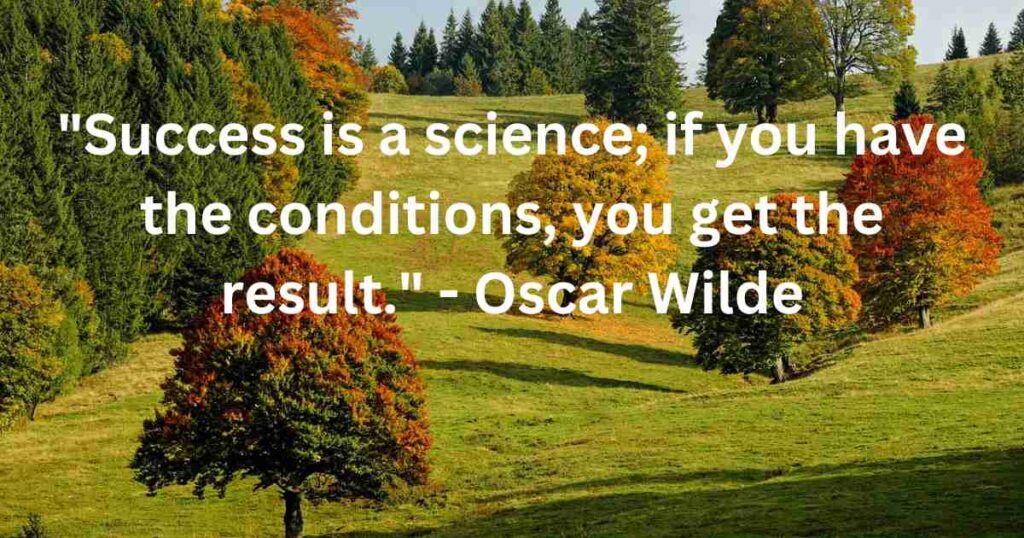 Oscar Wilde's solopreneur quote to staying motivated.